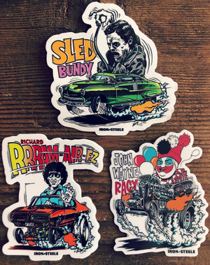 Iron And Steele Lowbrow Series Sticker Pack